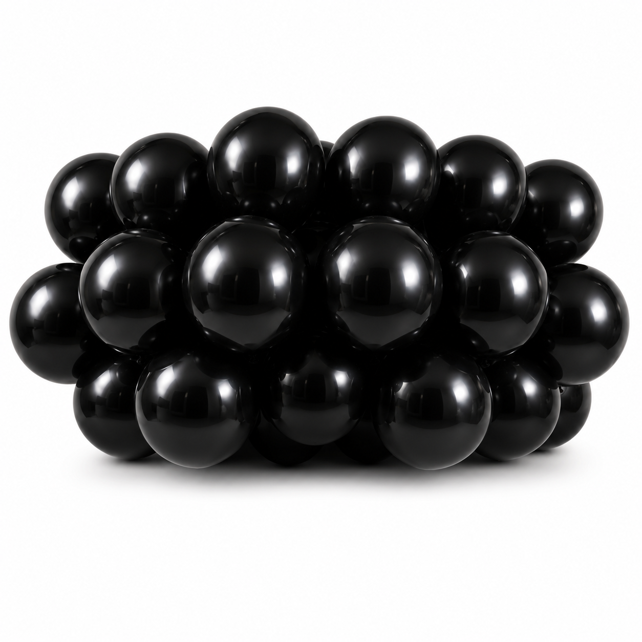 Black Latex Balloons for Gothic Halloween Birthday Party Decorations