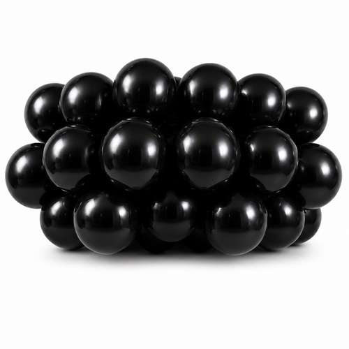 Black Latex Balloons for Gothic Halloween Birthday Party Decorations
