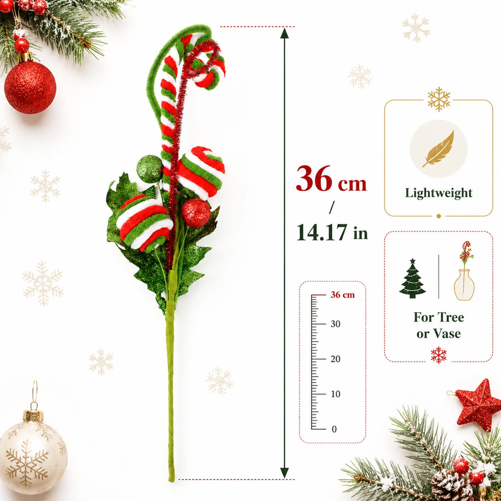 The size graphic shows approximately 36 cm or 14.17 inches overall length for each pick.