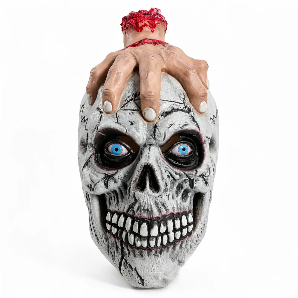 Clawing Hand Skull Mask, front product view