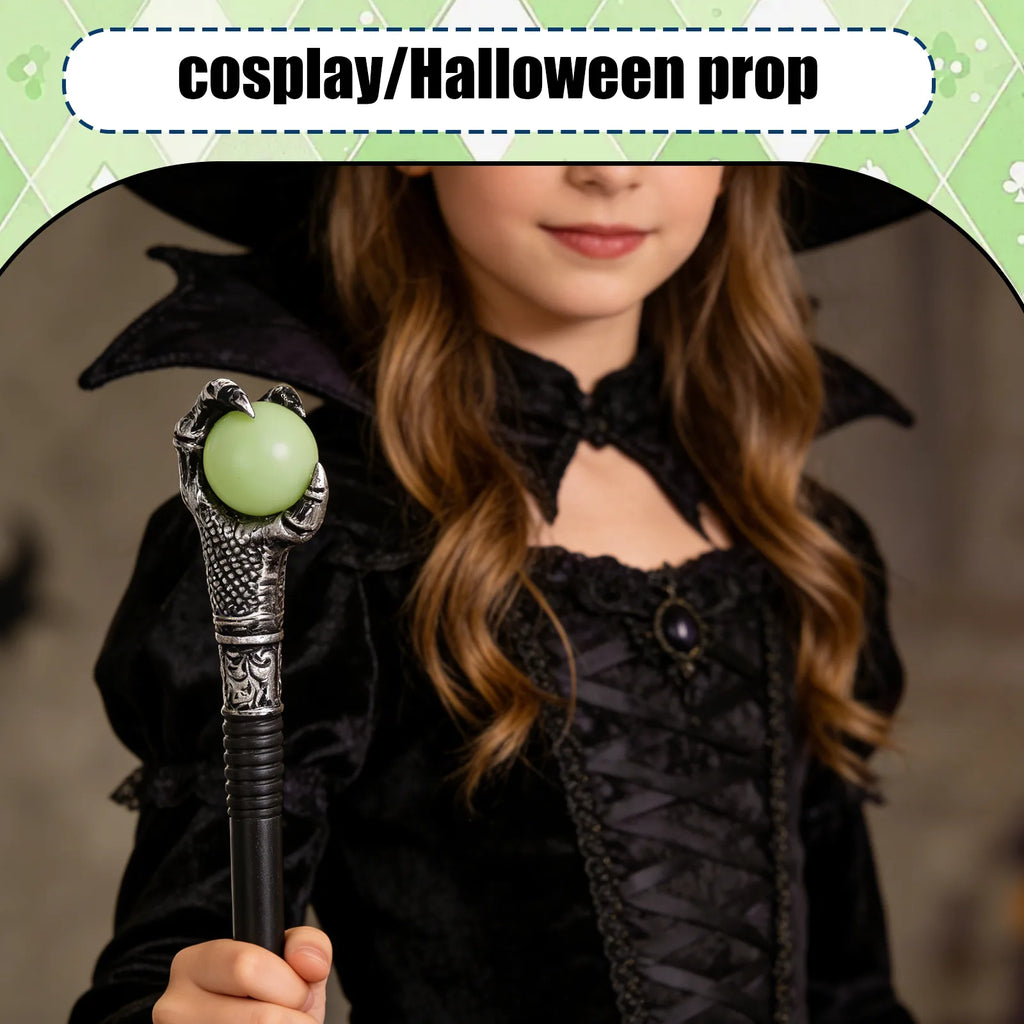 Feature graphic for the glow in the dark eagle claw wand, highlighting visible design details and intended use.