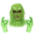 The full offer shows one green character mask with long hair and matching gloves.