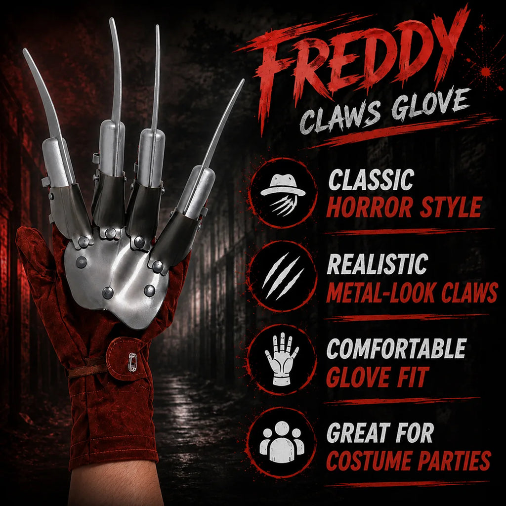 Feature graphic for the kids horror claw glove, highlighting visible design details and intended use.