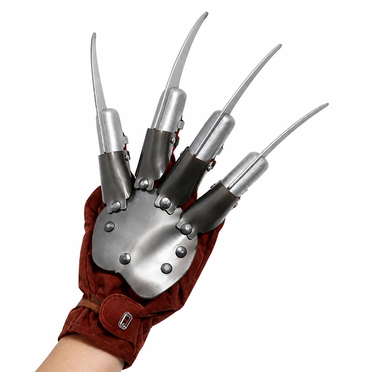 Styled view of the kids horror claw glove, showing how the item appears in use.