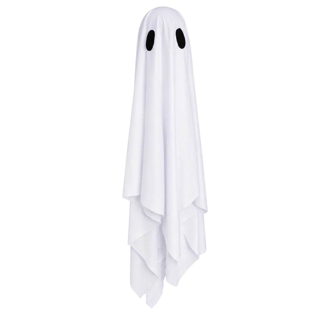 Side view of the light up ghost hanging set, showing its profile and visible construction details.