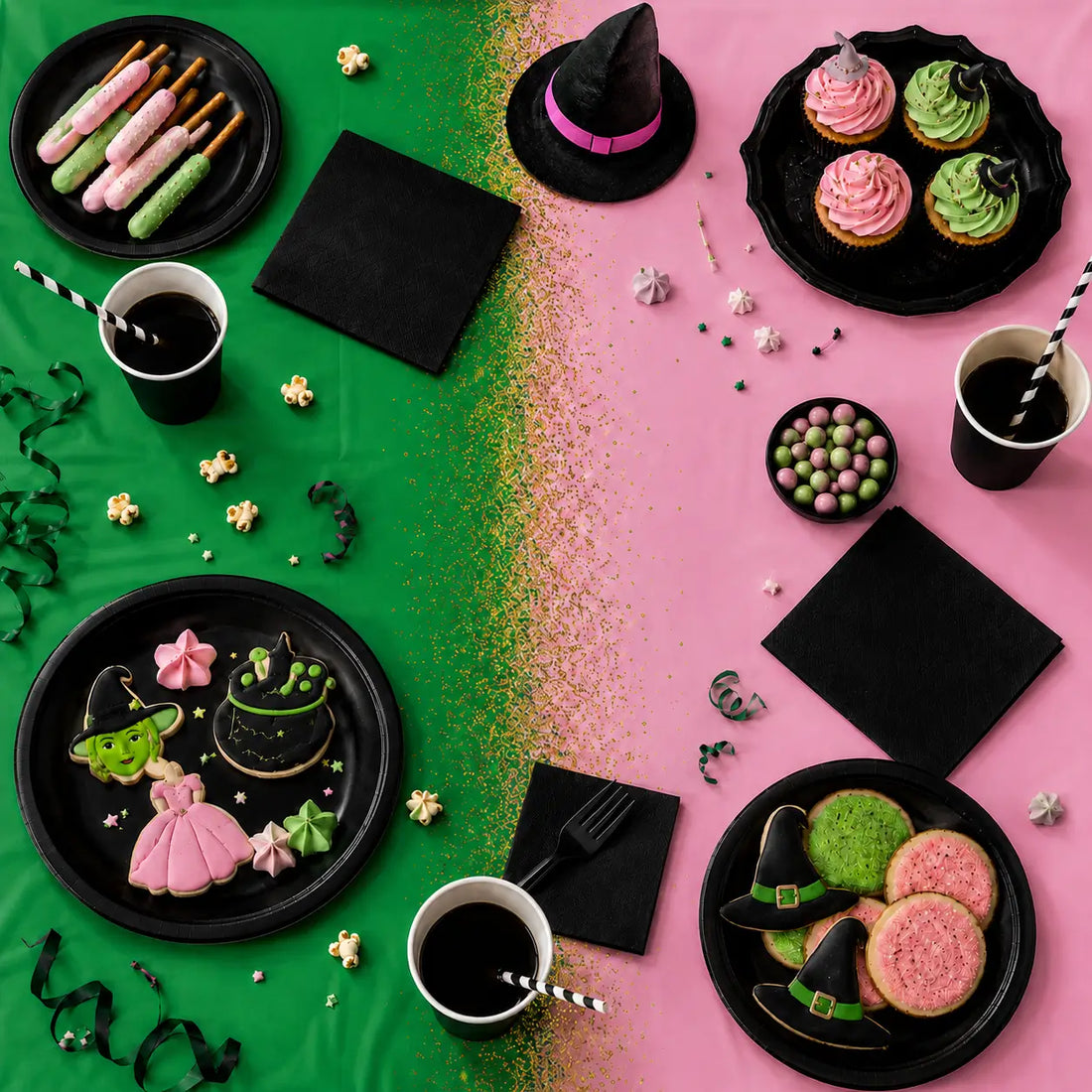 Pink & Green Witch Party Collection