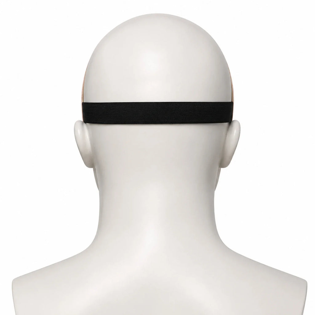 Additional wearing angles of the Bald Grinning Horror Mask