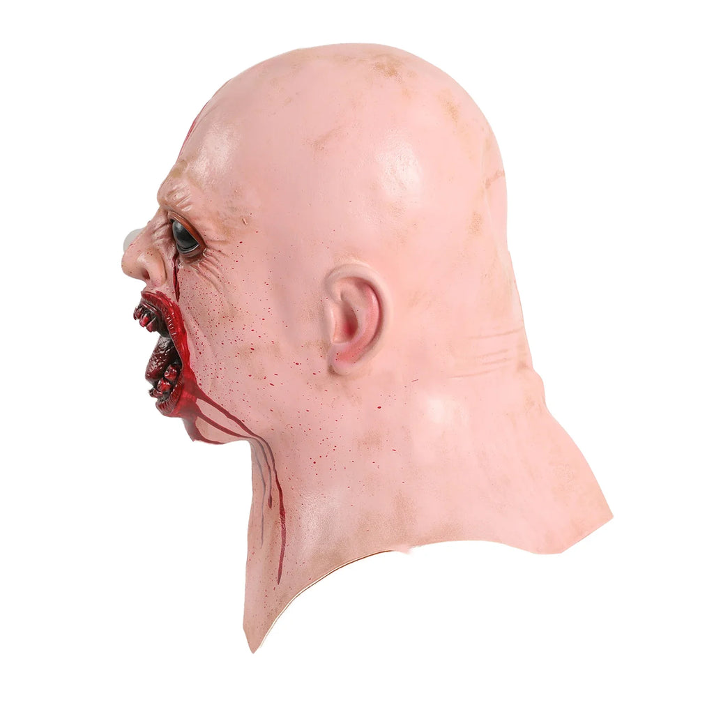 Side and rear views of the Bloody Demon Full-Head Mask