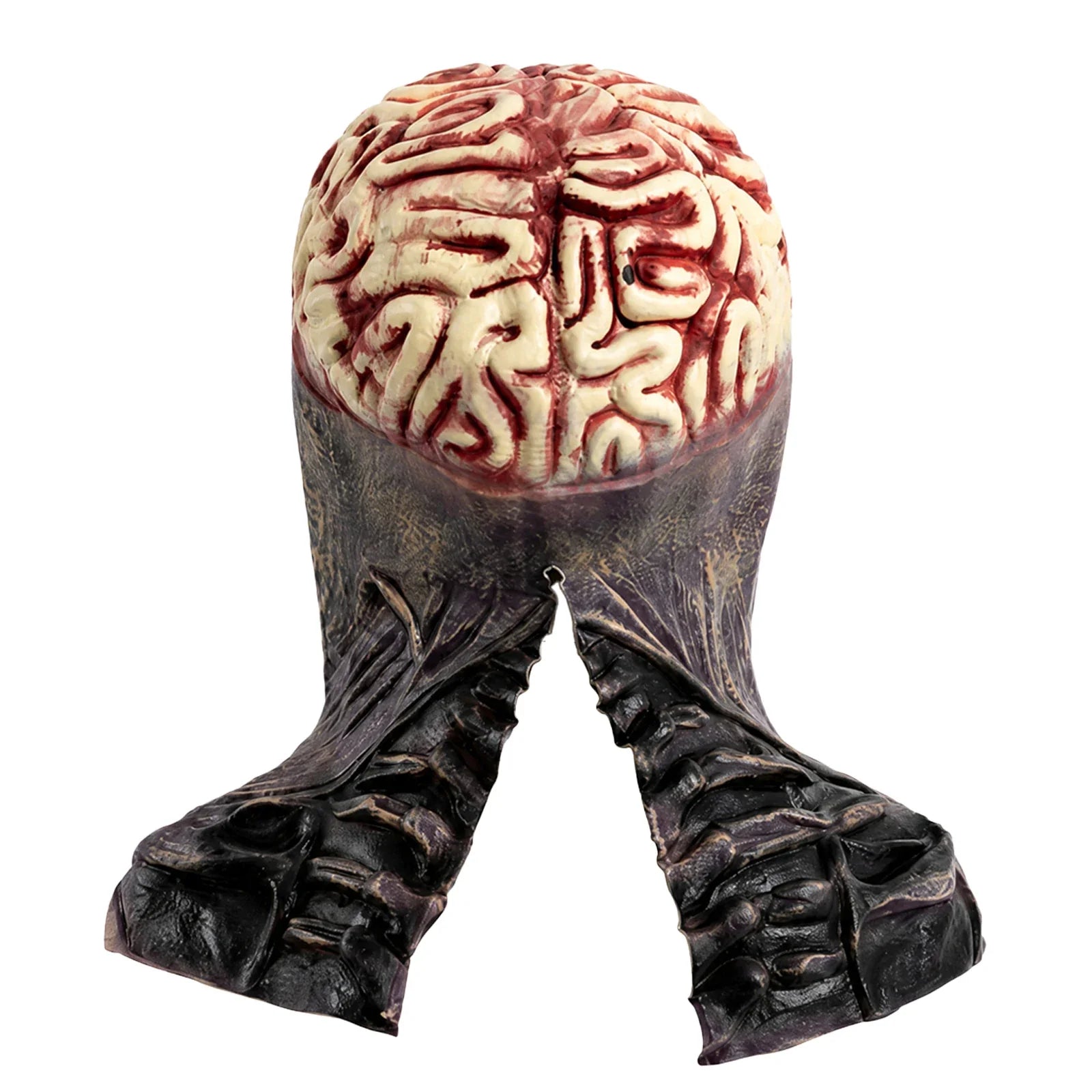 Additional wearing angles of the Exposed Brain Skull Mask
