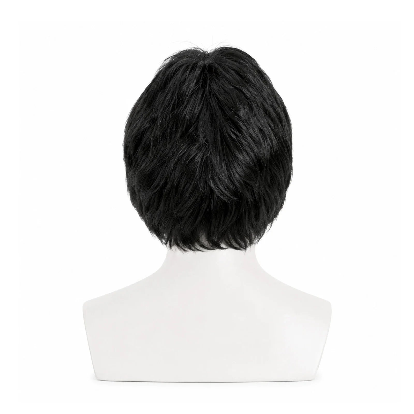 Additional wearing angles of the Green Monster Half-Face Headpiece with Wig