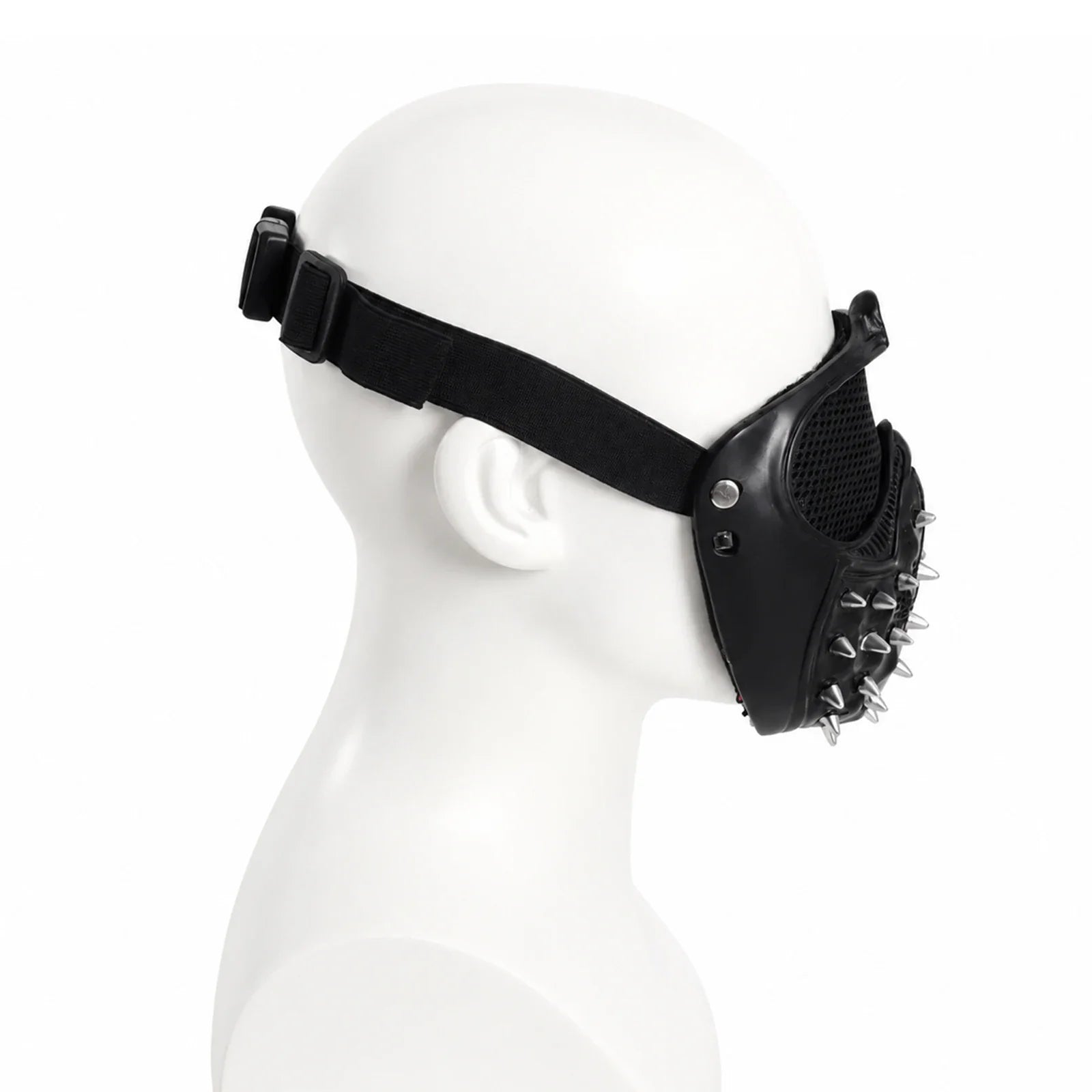 Additional wearing angles of the Light-Up Black Watchdog Mask