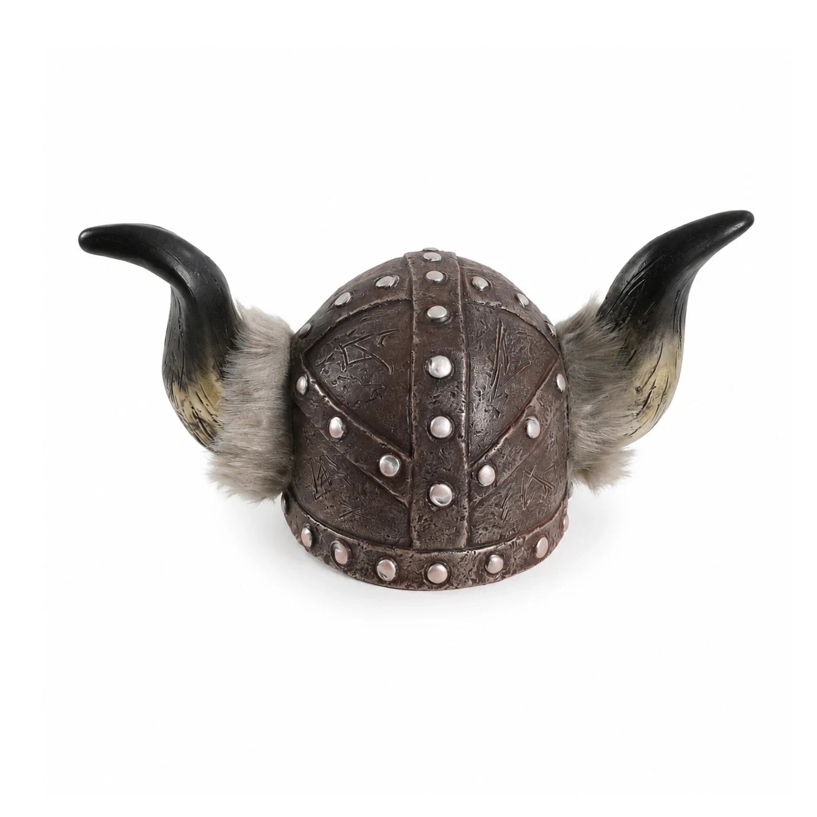 Additional wearing angles of the Viking Horned Costume Hat