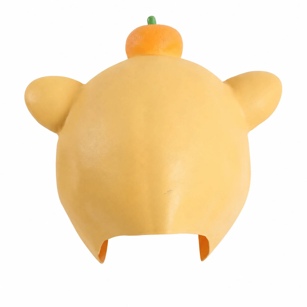 Additional wearing angles of the Yellow Cartoon Animal Full-Head Mask