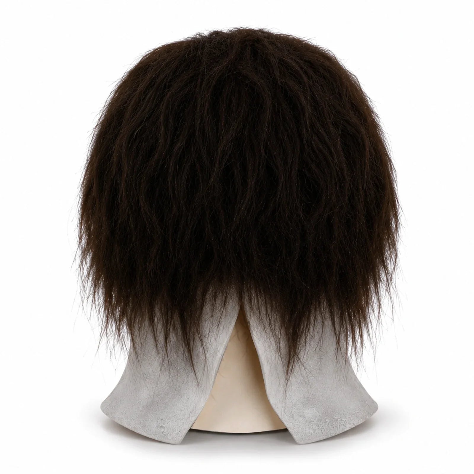 Side and rear views of the Yellow Scarred Slasher Mask