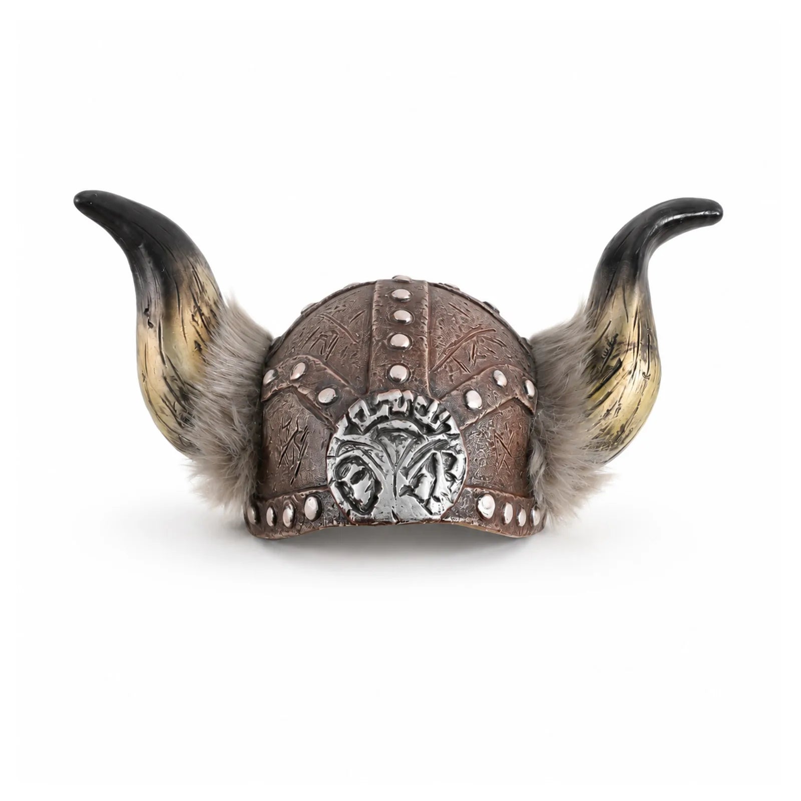 Viking Horned Costume Hat, front product view